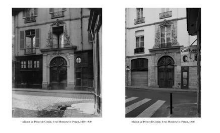 Maison de Prince de Condé, 4 rue Monsieur-le-Prince, 1899-1900/1998 Maison de Prince de Condé, 4 rue Monsieur-le-Prince, 1899-1900/1998